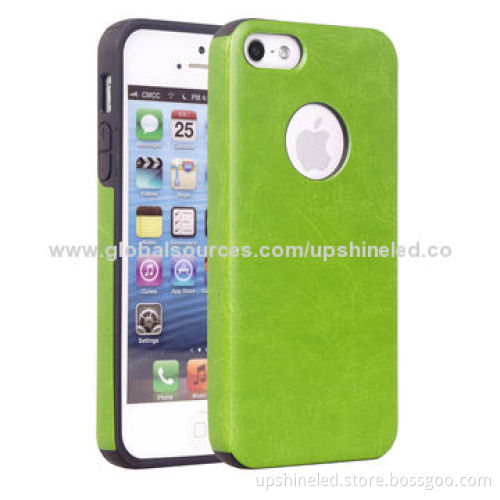 Shock Absorbing Flexible TPU Cases with PU Coating for iPhone 5, 5S, OEM Orders Welcomed